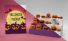 Halloween Card Mock-Up Next To Scary Pumpkins Psd
