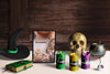 Halloween Concept Elements On Table Psd