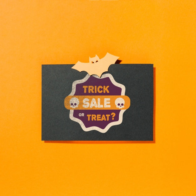 Halloween Envelope Mockup Psd