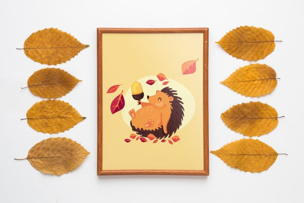 Halloween Frame Mockup Psd