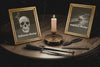 Halloween Gothic Frames With Torture Equipment Psd