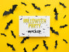Halloween Mock-Up With Paper Bats Psd