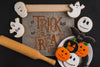 Halloween Mockup With Kitchen Concept Psd