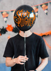 Halloween Mockup With Man Holding Balloon Psd