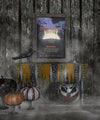 Halloween Nights Frame In The Mist With Scary Pumpkins Psd
