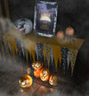 Halloween Nights Frame With Carved Pumpkins Psd