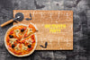 Halloween Party With Decorative Pizza Psd