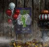 Halloween Party Zombie Hand Poster With Balloons Psd