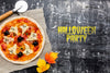 Halloween Pizza Treat Specific Day Psd