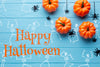 Halloween Pumpkins And Draw Skeleton Psd