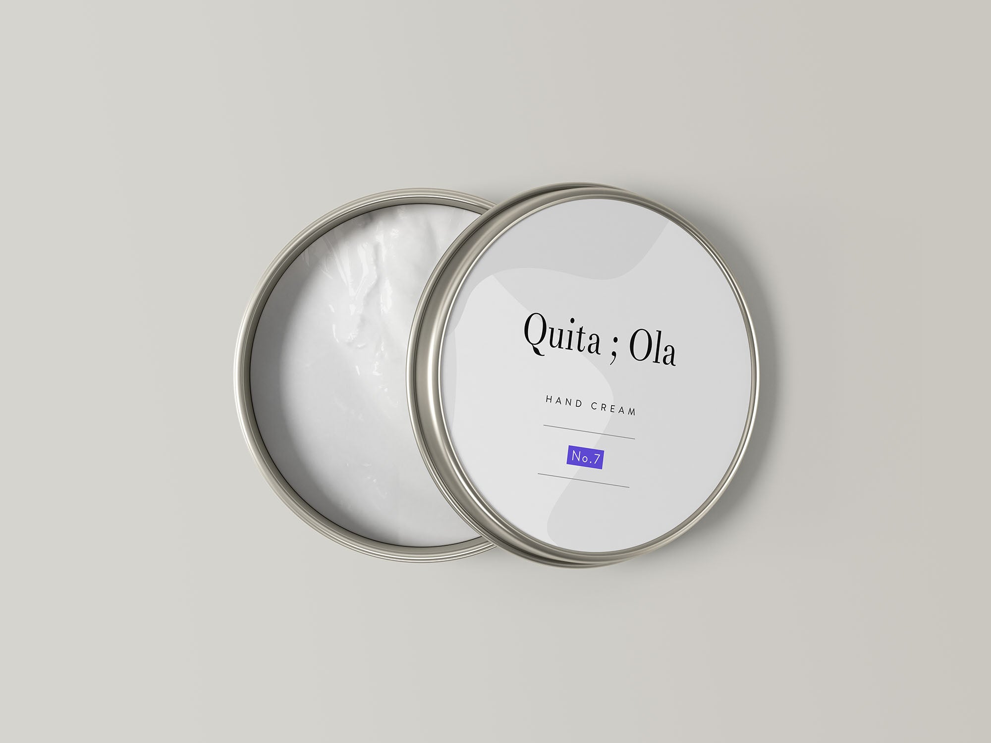Hand Cream Jar Mockup