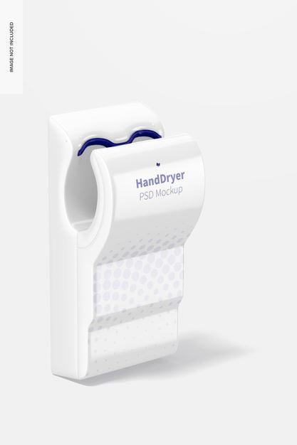 Hand Dryer Mockup Psd