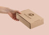 Hand Holding A Box Mock-Up Psd