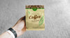 Hand Holding Coffee Bag Packaging Mockup Psd