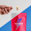 Hand Holding Fitness Spoon Filled With Protein From Bag Psd