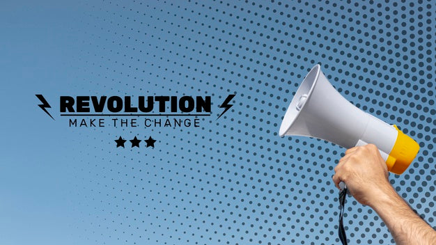 Hand Holding Megaphone Psd