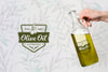 Hand Holding Olive Oil Psd