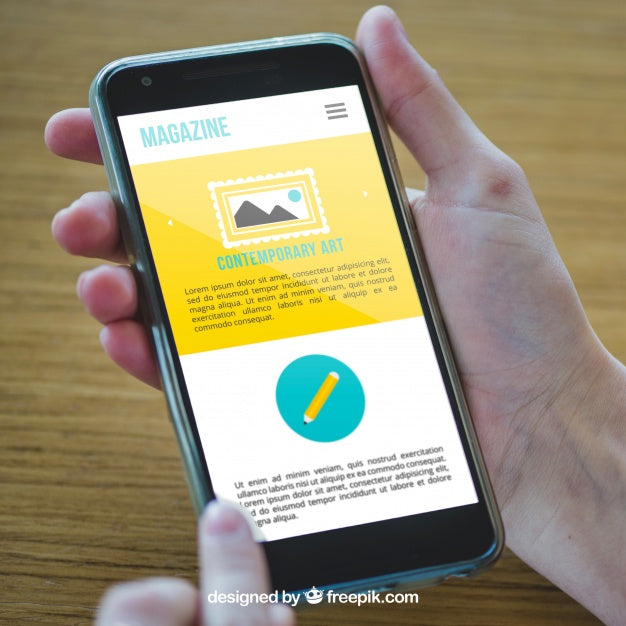 Hand Holding Smartphone Psd