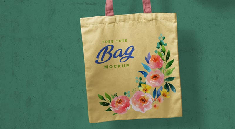 Hand Holding Tote Shopping Bag Mockup Psd