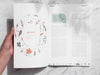 Hand Opening A Magazine On Grey Background Psd