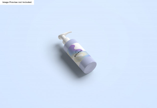 Hand Sanitizer Bottle Mockup Psd