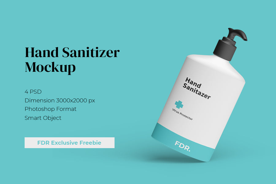 Hand Sanitizer Mockup