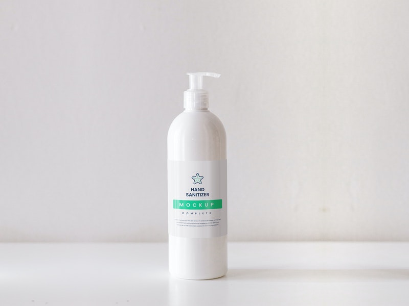 Hand Sanitizer Psd Mockup
