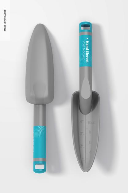 Hand Shovels Mockup Psd
