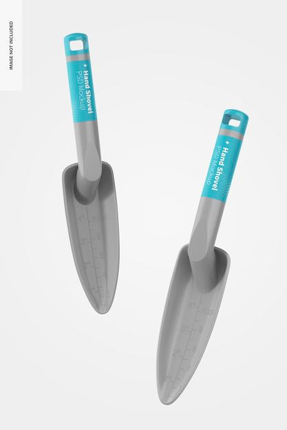 Hand Shovels Mockup Psd