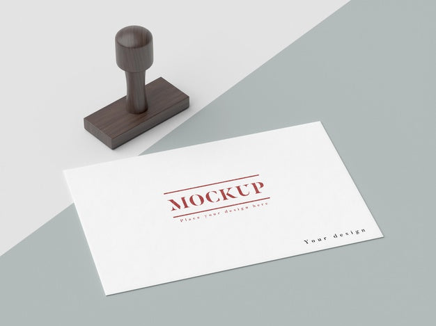 Rubber Stamp Mockup — Medialoot