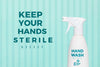 Hand Wash Mock-Up Design Psd