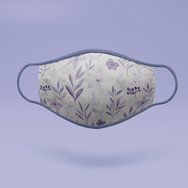 Handmade Face Mask With Mock-Up Concept Psd