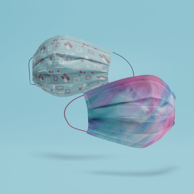 Handmade Face Masks With Mock-Up Psd