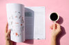 Hands Holding A Magazine And A Cup Of Coffee Mock Up Psd