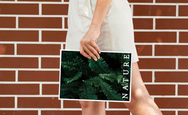 Hands Holding A Magazine Mock Up Psd