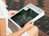 Hands Holding A Wild Nature Magazine Mock Up Psd