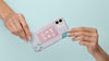 Hands Holding Smartphone With Mock-Up Phone Case Psd