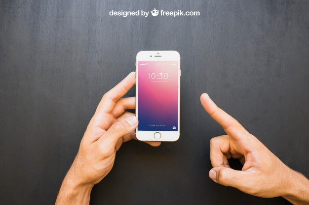 Hands, Phone And Finger Psd