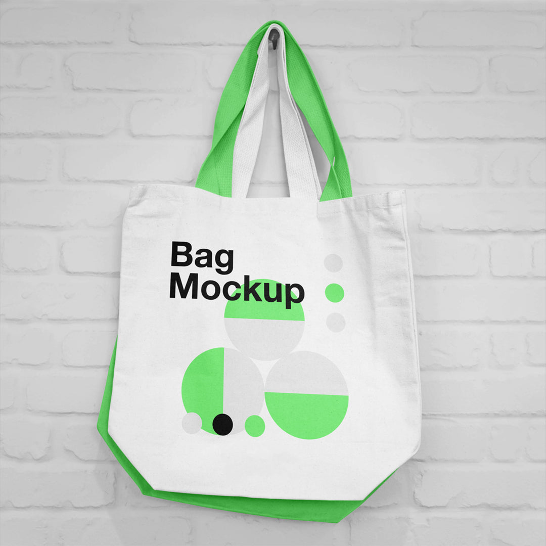 Hanging Canvas Bag Mockup