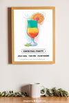 Hanging Frame Mockup With Cup Psd