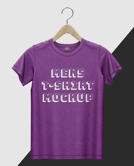Hanging Mens T-Shirt Mockup