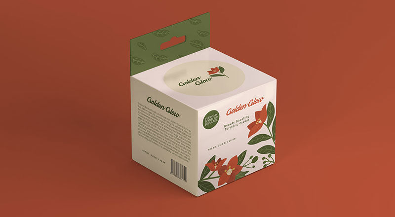 Hanging Packaging Box Mockup Psd