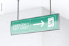 Hanging Sign Mockup, Right View Psd