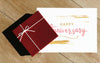 Happy Anniversary Card Mockup With A Gift Box Psd