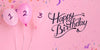 Happy Birthday Countdown Balloons And Confetti Psd