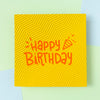 Happy Birthday Message On Cardboard Psd