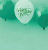 Happy Birthday Monochrome Balloons And Confetti Psd