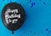 Happy Birthday To You On Balloon With Copy Space And Confetti Psd