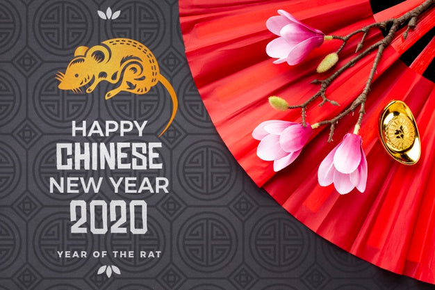 Happy Chinese New Year Mock-Up Psd