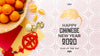 Happy Chinese New Year Mock-Up Psd